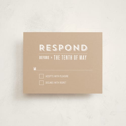 This is a cotton bar mitzvah bat mitzvah invitations with standard by That Girl Press called simply krafted printing on signature in standard