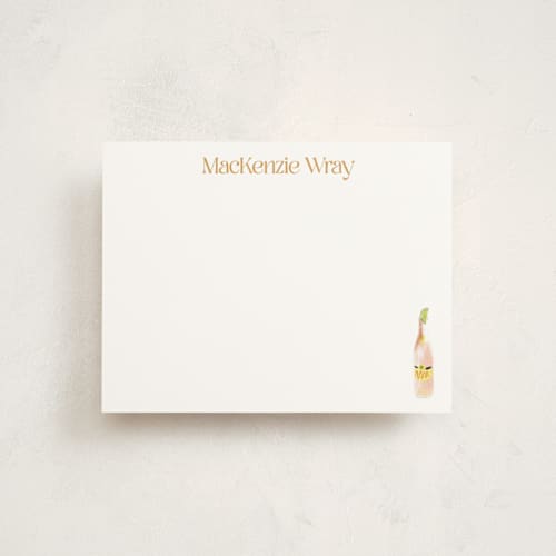 This is a agave personalized stationery thank you cards with standard by Baumbirdy called ranch water printing on signature in 4.25x5.5