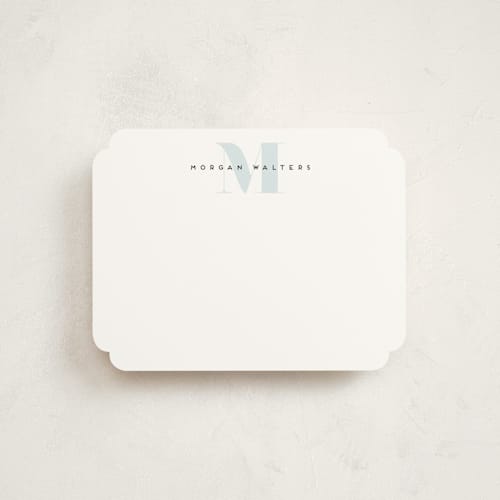 This is a marine kids thank you cards notes with standard by Creo Study called strong initial printing on signature in standard