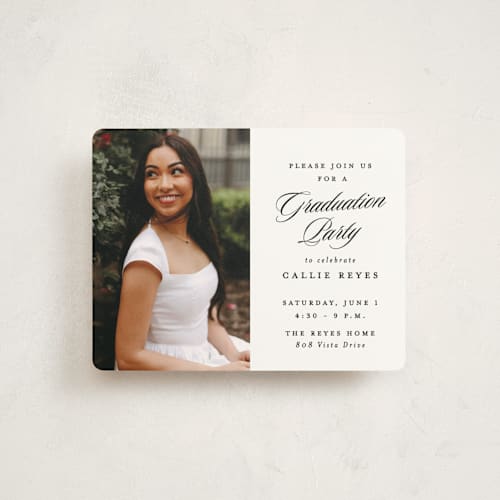 This is a newspaper graduation insert cards with standard by Lea Delaveris called most classic printing on signature in standard