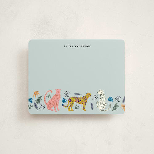 This is a ocean kids thank you cards notes with standard by iamtanya called sweet tropical printing on signature in standard