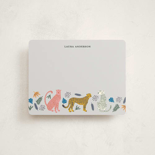 This is a stone kids thank you cards notes with standard by iamtanya called sweet tropical printing on signature in standard