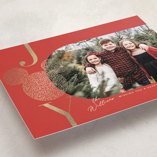 This is a stocking foil pressed holiday cards with foil pressed by Vera Lim called disney mickey sparkles printing on recycled smooth signature in standard
