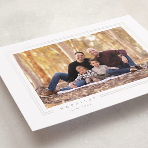 This is a snowflake gloss press holiday cards with gloss press by chocomocacino called chianti printing on recycled smooth signature in standard