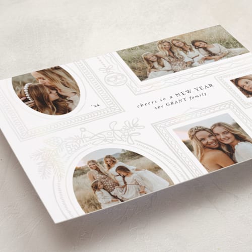 This is a snow gloss press holiday cards with gloss press by Leia Matt called gallery wall printing on recycled smooth signature in standard