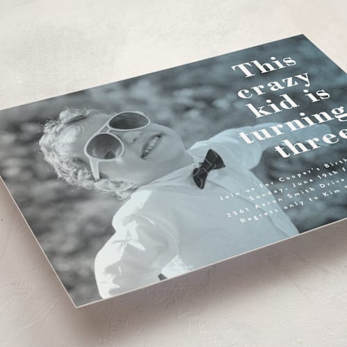 This is a ocean kids birthday invitations with standard by Corinne Malesic called this kid printing on signature in standard