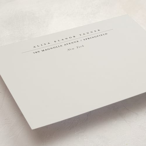 This is a puddle personalized stationery thank you cards with standard by Lori Wemple called address printing on signature in 5x7