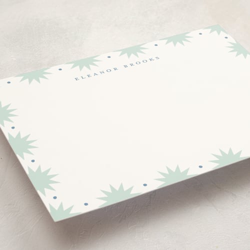 This is a ocean personalized stationery thank you cards with standard by Alston Foster called daydreaming printing on signature in 5x7