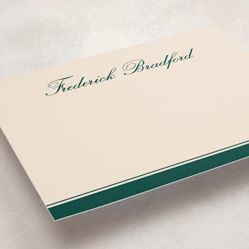 This is a peacock personalized stationery thank you cards with standard by chocomocacino called tokoroten printing on signature in 5x7