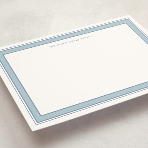 This is a frost personalized stationery thank you cards with standard by Alston Foster called colorful wishes printing on signature in 5x7