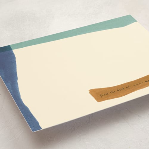 This is a sunset personalized stationery thank you cards with standard by Pati Cascino called landscape notes printing on signature in 5x7