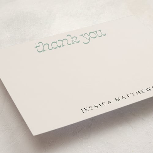 This is a daydream personalized stationery thank you cards with standard by Lissabeth Anglin called nomads printing on signature in 5x7
