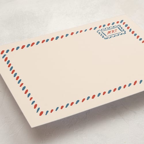 This is a north america personalized stationery thank you cards with standard by Claudia Orengo called postcard printing on signature in 5x7