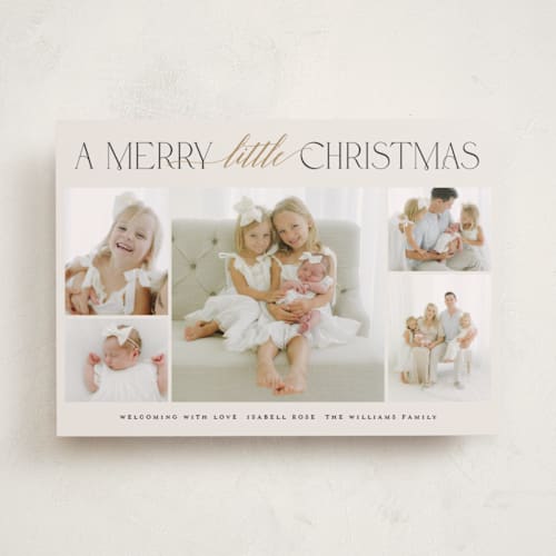 This is a eggnog babys first christmas with standard by Benita Crandall called new addition printing on recycled smooth signature in standard
