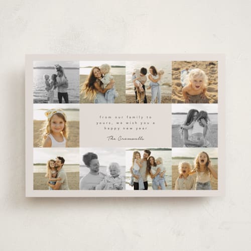 This is a almond photo christmas cards with standard by Olivia Raufman called memory book printing on recycled smooth signature in standard