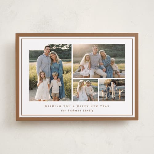 This is a pecan pie photo christmas cards with standard by Brooke Chandler called glory multipled printing on recycled smooth signature in standard