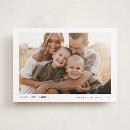 This is a blueberry pie hanukkah cards with standard by That Girl Press called tiny blessings printing on recycled smooth signature in standard