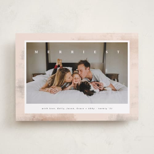 This is a gumdrop holiday photo cards with standard by Orasie called kanvas printing on recycled smooth signature in standard