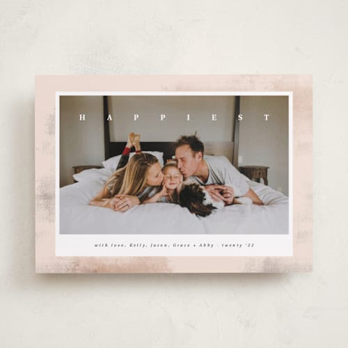 This is a gumdrop holiday photo cards with standard by Orasie called kanvas printing on recycled smooth signature in standard