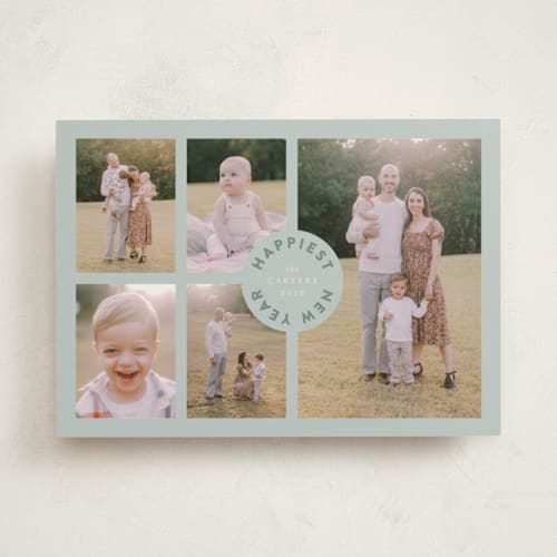 This is a sky holiday photo cards with standard by Iveta Angelova called rotonda printing on recycled smooth signature in standard