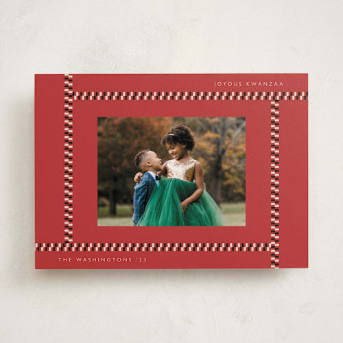 This is a energy kwanzaa cards with standard by letterfix called marching printing on recycled smooth signature in standard