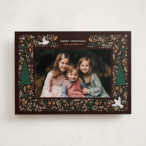 This is a fir met with standard by iamtanya called peaceful holiday printing on recycled smooth signature in standard