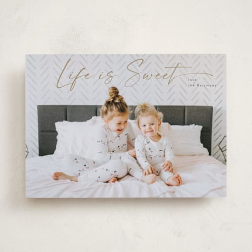 This is a honey rosh hashanah cards by Benita Crandall called sweetness printing on recycled smooth signature in standard