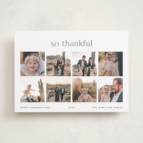 This is a ink thanksgiving cards invitations with standard by Blustery August called eight printing on recycled smooth signature in standard