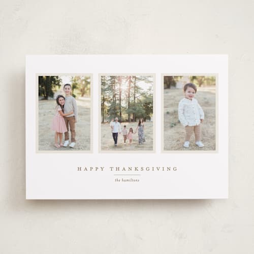 This is a pecan pie thanksgiving cards invitations with standard by Alexandra Cohn called thanksgiving photo album printing on recycled smooth signature in standard