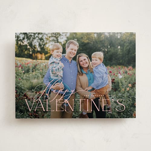 This is a rosebud valentines day with standard by Michelle Taylor called season for love printing on recycled smooth signature in standard