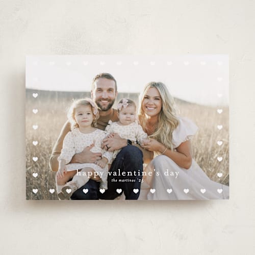 This is a lily valentines day with standard by Stacey Meacham called mini hearts frame printing on recycled smooth signature in standard