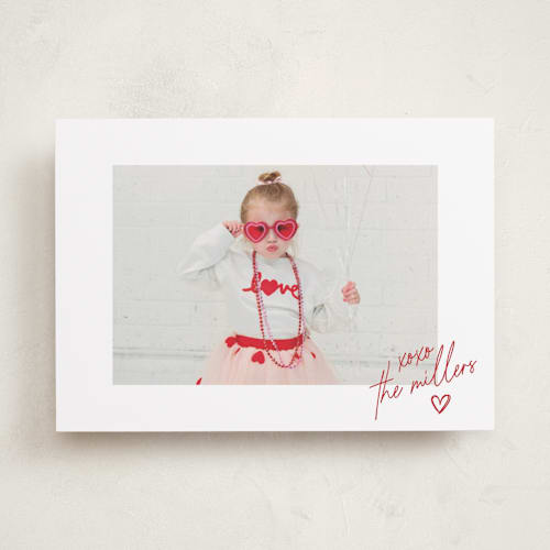 This is a cherry valentines day with standard by Jenna Holcomb called signature printing on recycled smooth signature in standard