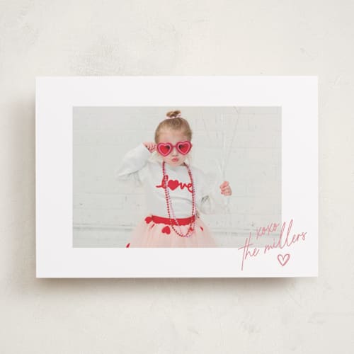 This is a rose valentines day with standard by Jenna Holcomb called signature printing on recycled smooth signature in standard