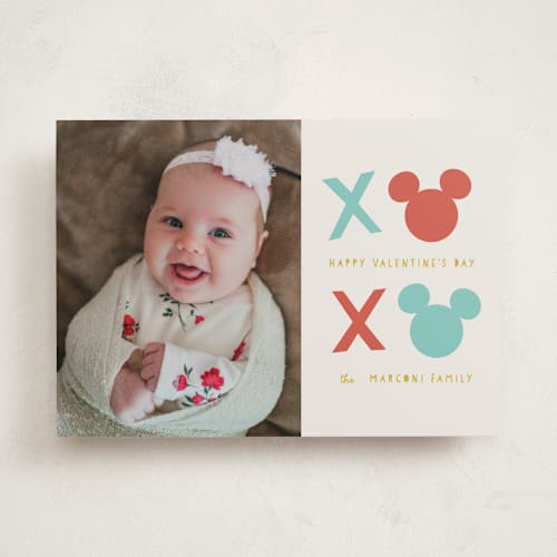 This is a cherry valentines day with standard by Ani Somi called disney mickey xoxo printing on recycled smooth signature in standard