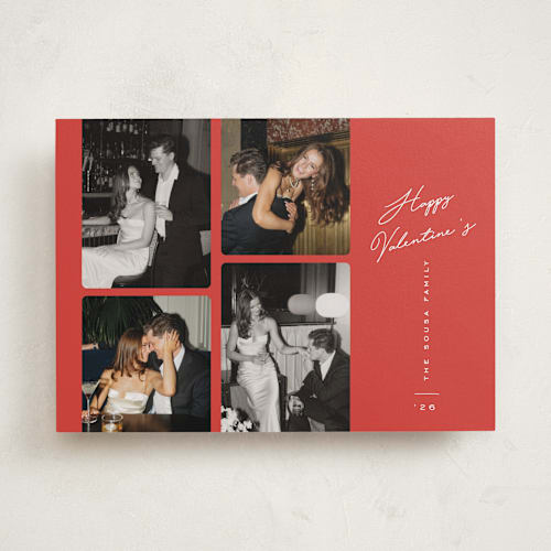 This is a rouge élitaire valentines day with standard by Ana de Sousa called modern quartet printing on recycled smooth signature in standard