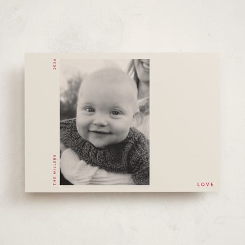 This is a cupcake valentines day with standard by Sumak Studio called simple love printing on recycled smooth signature in standard