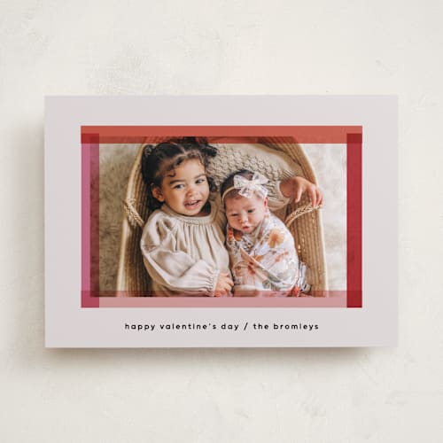 This is a mocha valentines day with standard by Lori Wemple called colorful frame printing on recycled smooth signature in standard