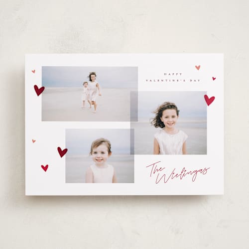 This is a cherry valentines day with standard by Pixel and Hank called be still my heart printing on recycled smooth signature in standard