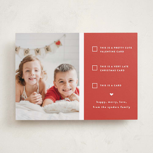 This is a cherry valentines day with standard by Susan Brown called pick one printing on recycled smooth signature in standard