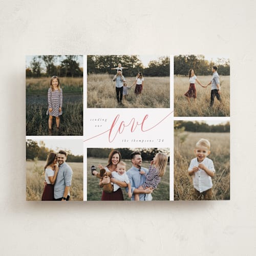 This is a blush valentines day with standard by Abi de Leon called fun times printing on recycled smooth signature in standard