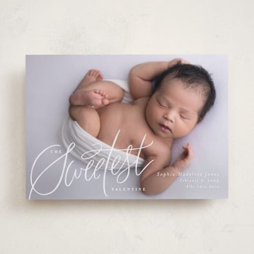 This is a sweet valentines day with standard by Erin German called the sweetest valentine printing on recycled smooth signature in standard