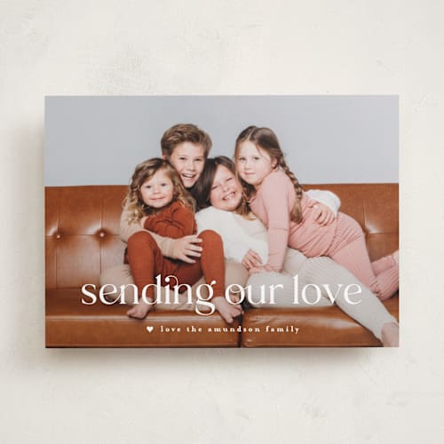 This is a icing valentines day with standard by Leah Ragain called understated printing on recycled smooth signature in standard
