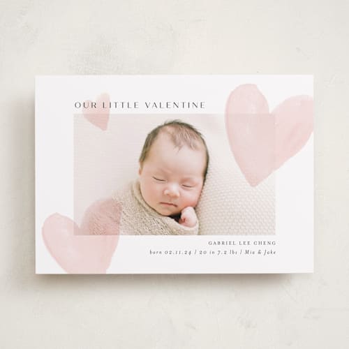 This is a petal valentines day with standard by Iveta Angelova called sheer love hearts printing on recycled smooth signature in standard