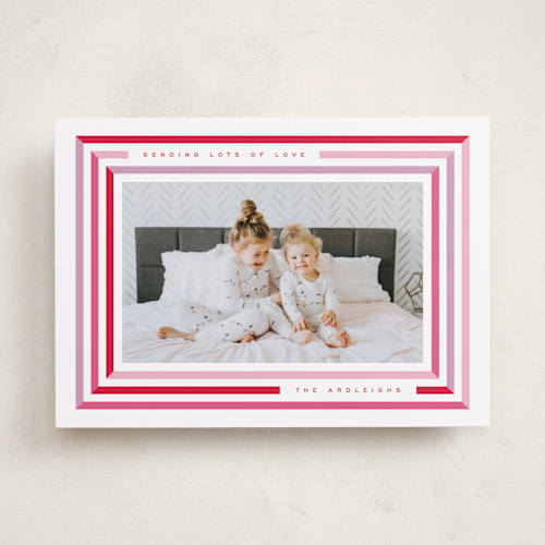 This is a cherry valentines day with standard by Kristie Kern called candy stripes printing on recycled smooth signature in standard