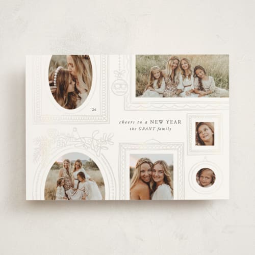 This is a snow gloss press holiday cards with gloss press by Leia Matt called gallery wall printing on signature in standard