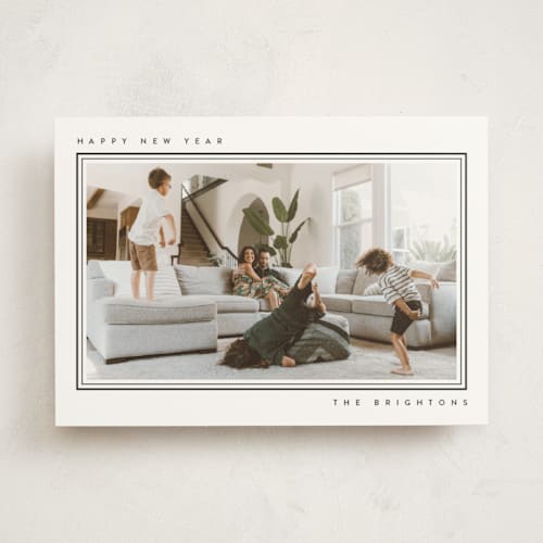 This is a snow man photo mount holiday cards with standard by Adelyn T. called airy printing on recycled in photo_mount