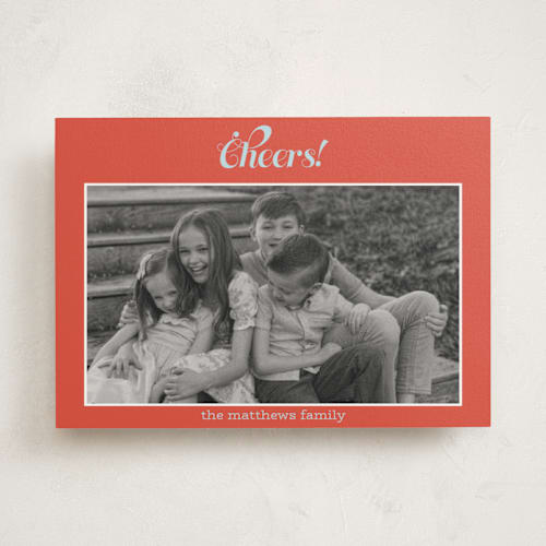 This is a pumpkin photo mount holiday cards with standard by Anna Kasper called casual fancy christmas printing on recycled in photo_mount