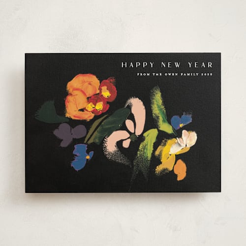 This is a noir met with standard by Caryn Owen called abstract floral printing on signature in standard