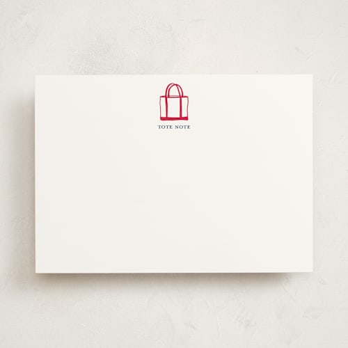 This is a lobster personalized stationery thank you cards with standard by Erika Firm called boat tote printing on signature in 5x7