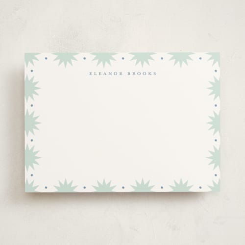 This is a ocean personalized stationery thank you cards with standard by Alston Foster called daydreaming printing on signature in 5x7